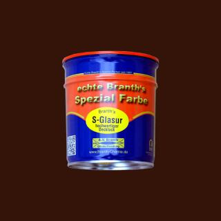 Branths S-Glaze (séchage lent) bidon 0,75 l brun rouge RAL 3009