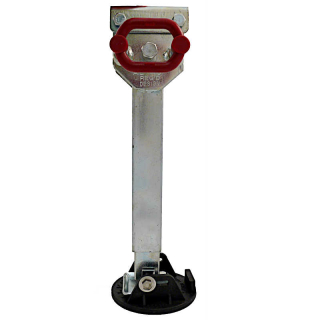 Pied de support AL-KO, galvanisé, longueur pivotante: 410 mm, course: 180 mm