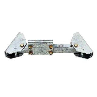 Traverse de roue jockey pour liaisons de traction V - 3500 kg Longueur: 390/410 mm