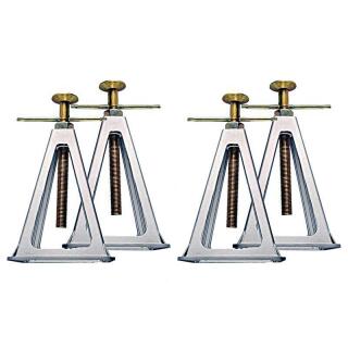 Chandelles aluminium - jeu de 4 pièces