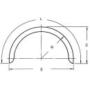 Profil de garde-boue simple essieu 12/40 B200 R330 L1065...
