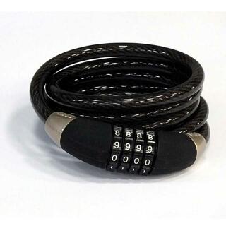 Câble Combo câble en acier avec numéro de verrouillage 240 cm, Ø 12 mm