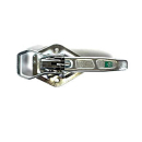 SPP - serrure excentrique, ZB-05A, 225 mm, support plat, galvanisé