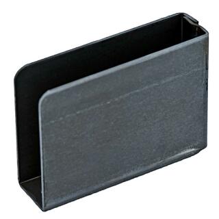 Poche dextrémité fermée, acier H 110 x L 80 x intérieur 26 mm