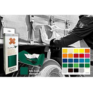 Patch de bâche autocollante 0,20 x 0,30 m vert RAL 6026