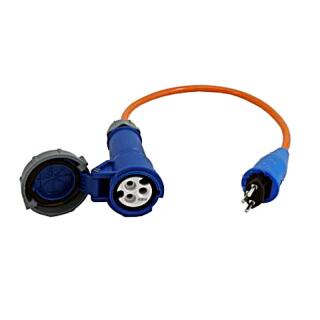 Câble adaptateur couplage CEE fiche Bajo / Vollg CH 5000 mm