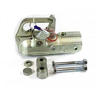 Attelage à bille fonte verrouillable Ø 45mm, 2600 kg