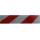 Marquage davertissement rouge / blanc 282 mm x 9 m...