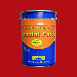 Branths S-Glaze (séchage lent) 5 litres rouge carmin RAL 3002