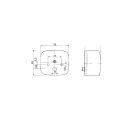 Jokon 215 BBS (K) R droit, lampe à trois chambres complète