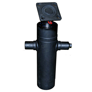 Course du vérin télescopique 730 mm, 3 niveaux, hauteur de construction 411 mm, axe 40 mm
