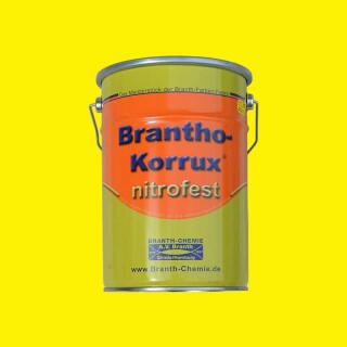 Brantho Korrux "nitrofest" bidon 5 litres colza jaune RAL 1021