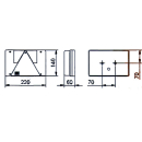 Feu multi-chambre 5800/10, arrière gauche, clignotant, frein, NSL,