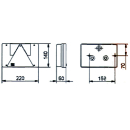 Feu multi-chambre 5901/10, arrière gauche, clignotant, frein, NSL, KZL,
